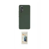 MARSİLYAN™- Mi 12 Lite Kılıf Ahenk Serisi - Siyah 6D Mat Seramik Hayalet Nano Ekran Koruyucu