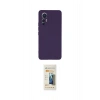 MARSİLYAN™- Mi 12 Lite Kılıf Ahenk Serisi - Siyah 6D Mat Seramik Hayalet Nano Ekran Koruyucu