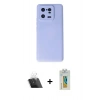 MARSİLYAN™- Mi 13 Pro Kılıf Ahenk Serisi - Şeffaf Polymer Nano Ekran Koruyucu + Kamera Lens Koruma Cam - SF