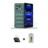 MARSİLYAN™- Mi 13 Pro Kılıf Atlas Koleksiyonu - Şeffaf Polymer Nano Ekran Koruyucu + Kamera Lens Koruma Cam - SF