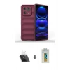 MARSİLYAN™- Mi 13 Pro Kılıf Atlas Koleksiyonu - Şeffaf Polymer Nano Ekran Koruyucu + Kamera Lens Koruma Cam - SF