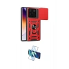 MARSİLYAN™- Mi 14T Pro Kılıf Ahenk Klasik - Siyah 3D Antistatik Cam Ekran Koruyucu