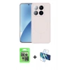 MARSİLYAN™- Mi 14T Pro Kılıf Yankı Form Serisi - Siyah 3D Antistatik Seramik Nano Ekran Koruyucu + Raze Metal Kamera Lens - GS