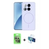 MARSİLYAN™- Mi 14T Pro Kılıf Yankı Form Serisi - Siyah 3D Antistatik Seramik Nano Ekran Koruyucu + Raze Metal Kamera Lens - GS