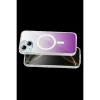 MARSİLYAN™- Onegif Apple İphone 14 Sora Simli Magsafe Kapak - Mor