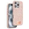 MARSİLYAN™- Onegif Apple İphone 16 Pro Max Bright Simli Kapak - Pembe