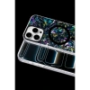 MARSİLYAN™- Onegif Apple İphone 16 Pro Max Mila Dalgalı Magsafe Kapak - Lacivert