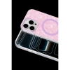 MARSİLYAN™- Onegif Apple İphone 16 Pro Max Mila Dalgalı Magsafe Kapak - Lila