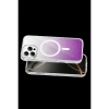 MARSİLYAN™- Onegif Apple İphone 16 Pro Max Sora Simli Magsafe Kapak - Mor