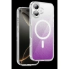 MARSİLYAN™- Onegif Apple İphone 16 Sora Simli Magsafe Kapak - Mor