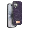 MARSİLYAN™- Onegif Apple İphone 17 Bright Simli Kapak - Derin Mor