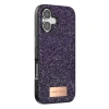 MARSİLYAN™- Onegif Apple İphone 17 Bright Simli Kapak - Derin Mor