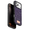 MARSİLYAN™- Onegif Apple İphone 17 Pro Max Bright Simli Kapak - Derin Mor