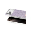 MARSİLYAN™- Onegif Apple İphone 17 Pro Max Bright Simli Kapak - Lila