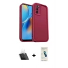 MARSİLYAN™- Oppo A16 Kılıf Yankı Yansıma Özel Seri - Şeffaf Pasifik Cam Ekran Koruyucu + Kamera Lens Koruma Cam - SF