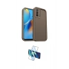 MARSİLYAN™- Oppo A74 4G Kılıf Yankı Yansıma Özel Seri - Siyah 3D Antistatik Seramik Nano Ekran Koruyucu