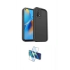 MARSİLYAN™- Oppo A74 4G Kılıf Yankı Yansıma Özel Seri - Siyah 3D Antistatik Seramik Nano Ekran Koruyucu