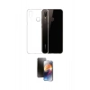 MARSİLYAN™- P20 Lite Kılıf Zirve Doku - Siyah 3D Antistatik Mat Seramik Nano Ekran Koruyucu
