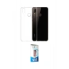 MARSİLYAN™- P20 Lite Kılıf Zirve Doku - Siyah 5D Eko Cam Ekran Koruyucu