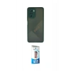 MARSİLYAN™- Poco F3 Kılıf Ahenk Çizgi Serisi - Siyah 5D Eko Cam Ekran Koruyucu