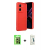MARSİLYAN™- Poco X7 Pro Kılıf Yankı Yansıma Özel Seri - Şeffaf Pasifik Cam Ekran Koruyucu + Raze Metal Kamera Lens - GS