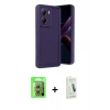 MARSİLYAN™- Poco X7 Pro Kılıf Yankı Yansıma Özel Seri - Şeffaf Pasifik Cam Ekran Koruyucu + Raze Metal Kamera Lens - GS
