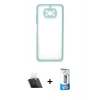 MARSİLYAN™- Pocophone X3 Kılıf Ahenk Çizgi Serisi - Siyah 5D Eko Cam Ekran Koruyucu + Kamera Lens Koruma Cam - SF