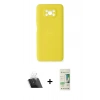 MARSİLYAN™- Pocophone X3 Kılıf Ahenk Serisi - Siyah 20D Premium Cam Ekran Koruyucu + Kamera Lens Koruma Cam - SF