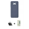 MARSİLYAN™- Pocophone X3 Kılıf Ahenk Serisi - Siyah 20D Premium Cam Ekran Koruyucu + Kamera Lens Koruma Cam - SF