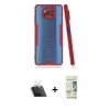 MARSİLYAN™- Pocophone X3 Kılıf Atlas Asil Serisi - Siyah 20D Premium Cam Ekran Koruyucu + Kamera Lens Koruma Cam - SF