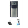 MARSİLYAN™- Pocophone X3 Kılıf Vadi Çizgi - Siyah 5D Eko Cam Ekran Koruyucu + Kamera Lens Koruma Cam - SF