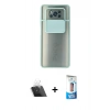 MARSİLYAN™- Pocophone X3 Kılıf Vadi Çizgi - Siyah 5D Eko Cam Ekran Koruyucu + Kamera Lens Koruma Cam - SF