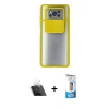 MARSİLYAN™- Pocophone X3 Kılıf Vadi Çizgi - Siyah 5D Eko Cam Ekran Koruyucu + Kamera Lens Koruma Cam - SF