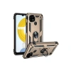 MARSİLYAN™- Realme C21 Kılıf Sofya Yüzüklü Silikon Kapak - Gold