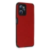 MARSİLYAN™- Realme C35 Kılıf Loop Deri Silikon - Kırmızı
