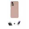 MARSİLYAN™- Redmi 10 2022 Kılıf Ahenk Serisi - Şeffaf Pasifik Cam Ekran Koruyucu + Kamera Lens Koruma Cam - SF