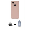 MARSİLYAN™- Redmi 10C Kılıf Ahenk Serisi - Siyah Joko Magic 5D Cam + Kamera Lens Koruma Cam - SF
