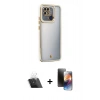MARSİLYAN™- Redmi 10C Kılıf Çekirdek Klasik Serisi - Siyah 3D Antistatik Mat Seramik Nano Ekran Koruyucu + Kamera Lens Koruma Cam - SF
