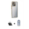 MARSİLYAN™- Redmi 10C Kılıf Çekirdek Klasik Serisi - Siyah Joko Magic 5D Cam + Şeffaf Kamera Lens Koruma Cam