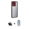MARSİLYAN™- Redmi 10C Kılıf Eksen Doku Prime - Siyah Joko Magic 5D Cam + Kamera Lens Koruma Cam - SF