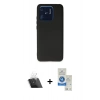 MARSİLYAN™- Redmi 10C Kılıf Kozmos Yansıma Özel Seri - Şeffaf Royal Nano Ekran Koruyucu + Kamera Lens Koruma Cam - SF