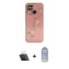 MARSİLYAN™- Redmi 10C Kılıf Nova Işık Prime - Siyah Joko Magic 5D Cam + Şeffaf Kamera Lens Koruma Cam