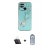 MARSİLYAN™- Redmi 10C Kılıf Nova Işık Prime - Siyah Joko Magic 5D Cam + Şeffaf Kamera Lens Koruma Cam
