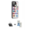 MARSİLYAN™- Redmi 10C Kılıf Odak Klasik Serisi - Şeffaf Royal Nano Ekran Koruyucu + Kamera Lens Koruma Cam - SF