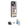 MARSİLYAN™- Redmi 10C Kılıf Odak Klasik Serisi - Şeffaf Royal Nano Ekran Koruyucu + Kamera Lens Koruma Cam - SF
