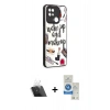 MARSİLYAN™- Redmi 10C Kılıf Odak Klasik Serisi - Şeffaf Royal Nano Ekran Koruyucu + Kamera Lens Koruma Cam - SF