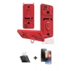 MARSİLYAN™- Redmi 10C Kılıf Vadi Form Prime - Siyah 3D Antistatik Mat Seramik Nano Ekran Koruyucu + Kamera Lens Koruma Cam - SF