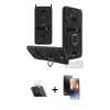 MARSİLYAN™- Redmi 10C Kılıf Vadi Form Prime - Siyah 3D Antistatik Mat Seramik Nano Ekran Koruyucu + Kamera Lens Koruma Cam - SF