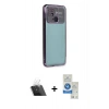 MARSİLYAN™- Redmi 10C Kılıf Vadi Minimal - Şeffaf Royal Nano Ekran Koruyucu + Şeffaf Kamera Lens Koruma Cam