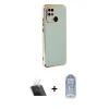 MARSİLYAN™- Redmi 10C Kılıf Yankı Serisi - Siyah Joko Magic 5D Cam + Kamera Lens Koruma Cam - SF